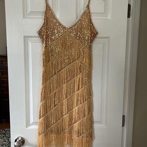 Roaring 20’s flapper dress. A bit see through so needs an undergarment.